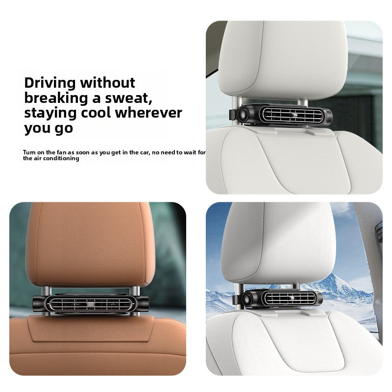 USB-Powered Car Seat Cooling Fan with High Airflow